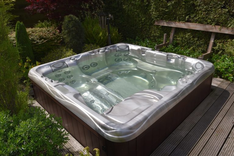 Sundance Spa Installation Backyard in San Antonio
