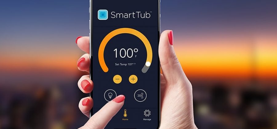 smarttub-controls Smart Tub App on Mobile Phone